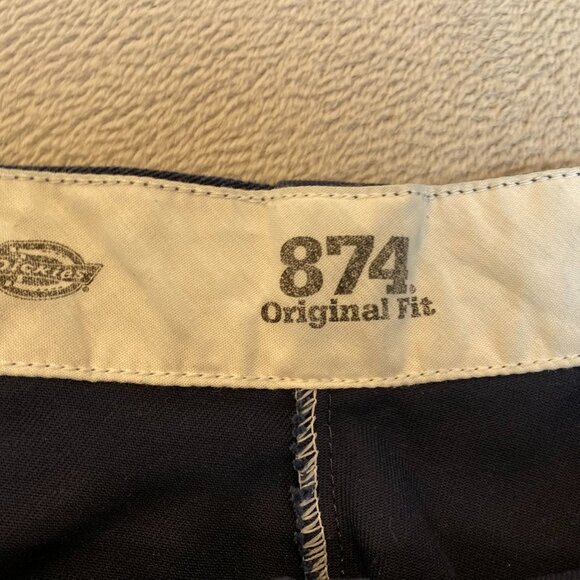 Dickies Mens Pants 40x32 874 Original Fit Mens Navy Work - Picture 8 of 9